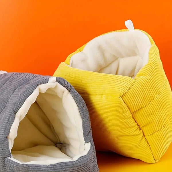 Cozy Winter Bird Nest - Warm Cotton Hammock for Parrots & Budgies