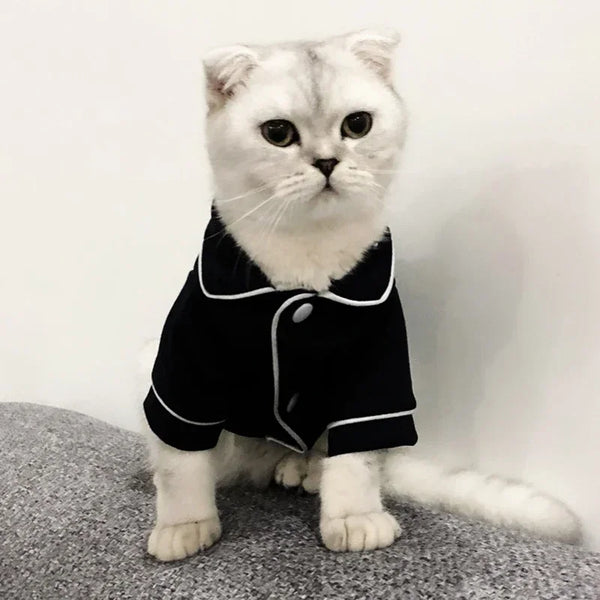 Christmas Pet Cat Hoodie Costume - Winter Sweatshirt for Cats