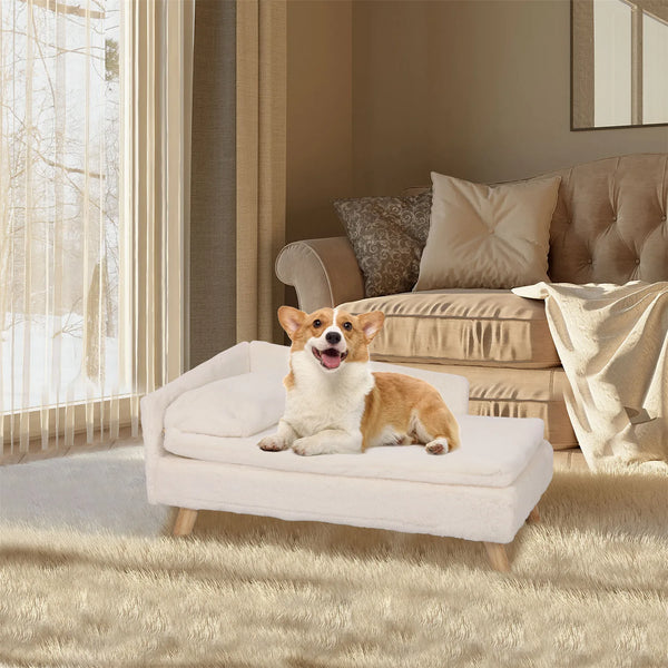 Nordic Elevated Pet Bed with Waterproof Cushion