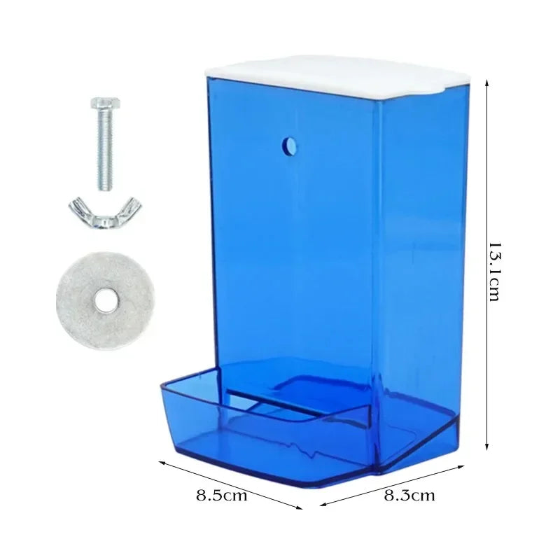 Automatic Bird Feeder with Anti-Splash Design for Parakeets