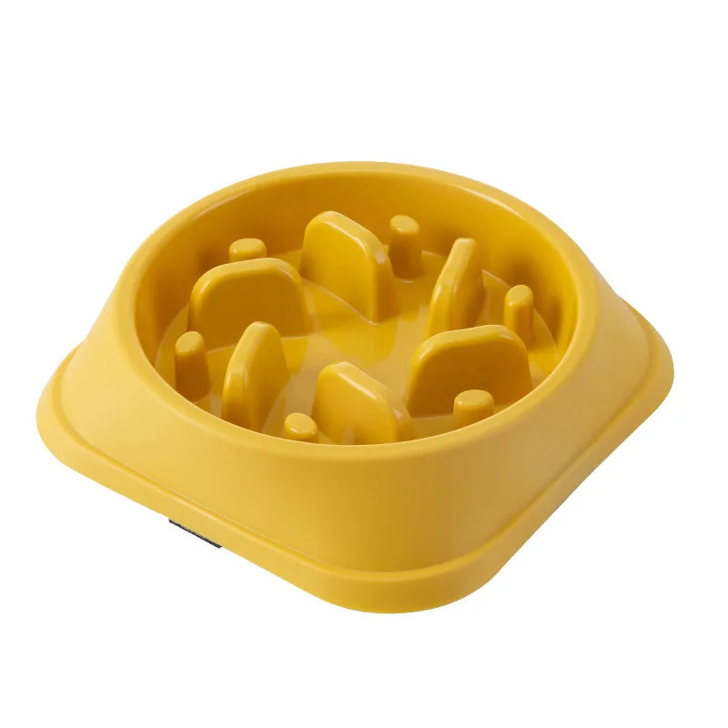 Slow Feeder Pet Bowl - Anti-Choking Design for Dogs & Cats