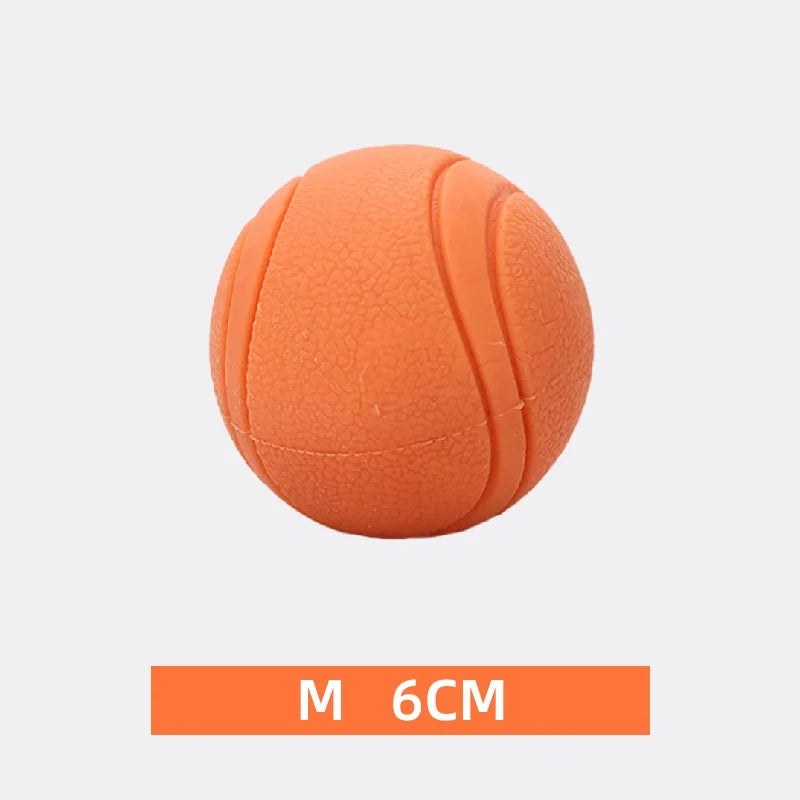 Durable Rubber Ball Dog Toy - Bite-Resistant Fetch Toy for Small to Large Dogs