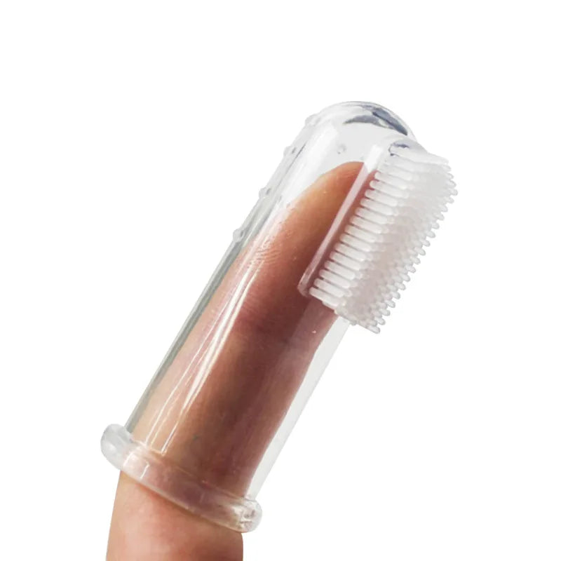 Pet Finger Toothbrush - Soft Silicone Dental Care for Dogs & Cats
