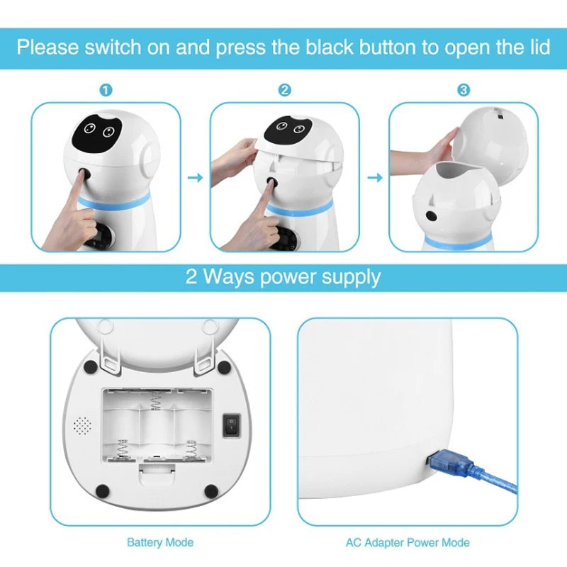 Automatic Pet Feeder with Timer - 3.5L Smart Food Dispenser