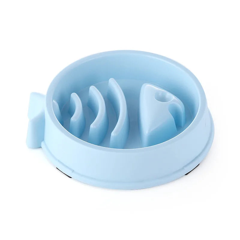 Slow Feeder Pet Bowl - Anti-Choking Design for Dogs & Cats